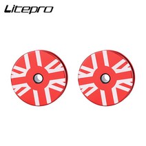 Litepro Brompton Tensioner 용 알루미늄 합금 1-6 스피드 리어 다, 03 red wheels 1pair