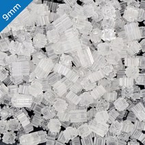 [룰루핑거] 디폼블럭 9mm 투명 transparent 1kg 1S-01-102