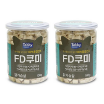 테비토퍼 FD쿠미 반려동물 동결건조간식 100g, 닭가슴살, 18개