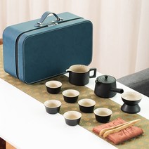 일본 휴대용 다기 세트 블랙토기 미니어처 세트, 옵션11