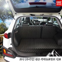 지엠지모터스 차박 퀼팅 트렁크매트+뒷열2열커버 풀셋트 블랙색상 제품, 코나(우퍼있는차종)