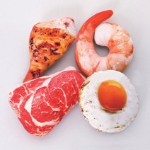 바보사랑 (봉봉펫닷컴) 동네 슈퍼마트 애견 음식 봉제인형.한국침구예진, 새우, 상세설명 참조