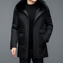 패딩남 후드넥 도톰 방한복 추동 보온남 아빠 상의 남