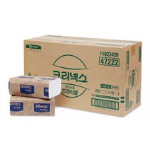 크리넥스 드라이셀 종이 핸드타올 페이퍼타월 4000매 47222, 드라이셀 종이 핸드타올 페이퍼