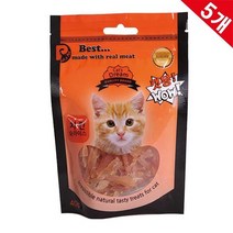 캣몽 치킨 슬라이스 40g x5 고양이간식 영, 없음
