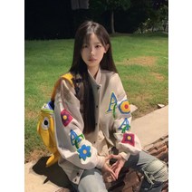 AC 팔라인 빅로고 야구점퍼 힙합자켓 댄싱자켓 R666