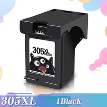 프린트 부품 PRINTJOY HP 305XL hp 305xl DeskJet Plus 호환, 한개옵션1, 02 1BK