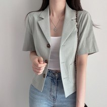 몬드 포켓 린넨 자켓