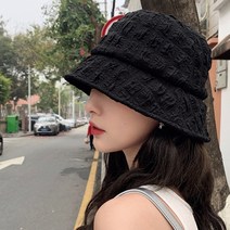 파르떼 여성 버킷햇 벙거지 여름 모자