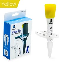 골프장 카트 1pc 플라스틱 골프 티 4 색 choise 레드 블루 오렌지 그린 패키지 높이 조정 가능 새로운 골퍼 선물, 1개