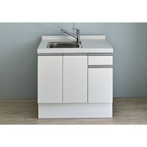 지안데코 인조대리석싱크대 PET하이그로시&무광도어 E0등급자재 (개수대600~1200), 하이그로시그레이, 개수대900서랍(우볼)