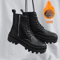 VIIBOY 부츠 하이 부츠 사이드 지퍼 2022 가을/겨울 부츠 남성 부츠 라지
