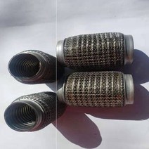 배기튜닝 자동차 소프트 연결 소음기 그리드 삼원 촉매 엘보링 호스 개선 공진 3184569336, 55X160