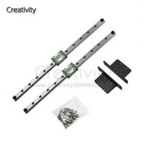 3d프린터부품 노즐 Creativity Ender3/Ender3 Pro/Ender 3 V2 업그레이드 Y-AXIS 선형 레일 키트 MGN12H 300mm 길이 Ender3 Pro, Ender3 V2, China Rails Kit