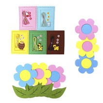 게시판휄트 액자만들기, 14 액자꽃(대) 분홍 1개입