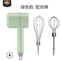 제빵 밀가루 반죽기 계란 비터 믹서 전 털 핸드 블렌더 베이킹 크림 커피 머신 능 멀티 홈 핸드 헬드 frotherpremium 주방, 초록