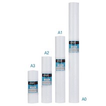 Papidro)칼라잉크젯플로터롤지A1(105g 610mmx45m) 복사용지 지류 프린터용지 사무용품 백상지