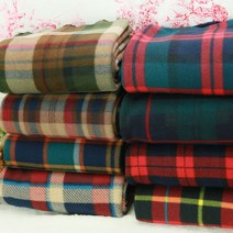 (천마마 - 기모원단 ) 대폭 폴라폴리스 양면 본딩 타탄체크 8종, no2