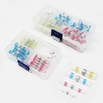 열수축튜브 자동납땜 방수배선 전선연결커넥터 솔더슬리브 50개 / 100개 / 150개 / 200개 세트, 100개 세트