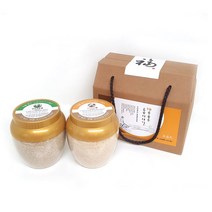 조문 장례 조의 답례품 신안 함초소금 마늘소금 2종세트