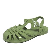 메듀즈키즈 메듀즈 키즈 SUN 201 샌들 올리브 주니어 아동 젤리슈즈 OLIVE