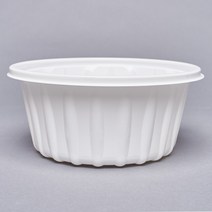 195 일회용 칼국수 용기 대 백색 1420ml, 100개