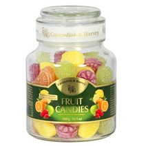 캐빈디쉬앤하비 병캔디 종합과일, 300g, 7개입
