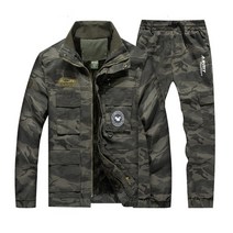 LBF-ZLB 작업복 상하의세트 가을겨울 기모 내마모성 용접 현장 수리복, CO4-ARMY GREEN D(국방색D)