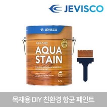 드림코트 제비스코 아쿠아스테인 친환경 페인트 3.7L, 503마호가니색, 1개