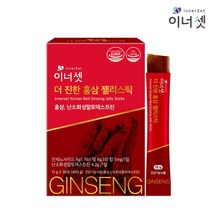 [이너셋 본사직영] 더 진한 홍삼젤리스틱 15gX30포X1박스 국내산 6년근 홍삼제품 홍삼농축액, 15g, 1개