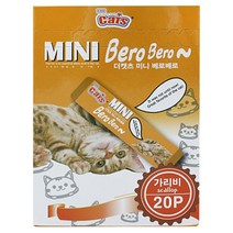 더캣츠 미니베로베로 참치 20P 고양이간식 대용량츄르, 1개, 가리비