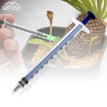접착제1ml 플라스틱 일회용 주입기 주사기 오일 또는 접착제 어플리케이터용 소형 동물 용 바늘 없음 20, 한개옵션0