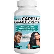 Italian Elite 엘리트 모발 피부 및 네일 보충제 .120 히알루 론산 비오틴 콜라겐 비타민 A C D3 및 아연 구리 및 셀레늄 캡. 안티 -폴링 안 주름, 2개