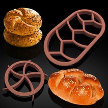 밀가루반죽기 제빵 틴소 업소용 대용량 반죽기 2 조각 빵 금형 팬 모양 플라스틱 반죽, 1-육군 녹색