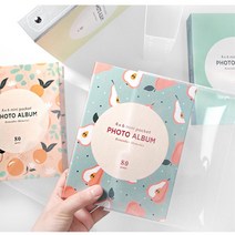 신혼부부 커플 가족사진 미니포토앨범 인생앨범, 스카이블루