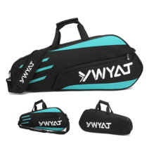 STARRY 라켓가방 다용도 테니스 가방 배드민턴가방 대용량 방수 숄더백, 핑크색 흰색