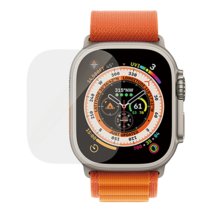 판저글래스 애플워치 호환 클리어 항균 풀커버 강화유리 보호필름, 49mm