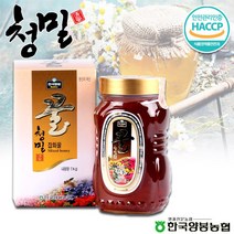 [양봉농협]등급있는 청밀 야생화꿀 1kg/HACCP인증, 1개, 단품