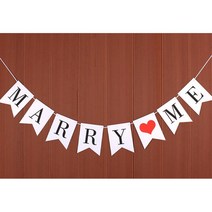 프로포즈 가랜드 러브 메리미 2p 기념일 카페, LOVE + MARRYME