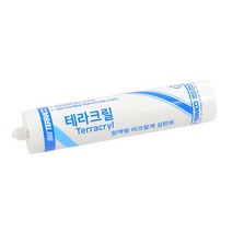 테라코 테라크릴 수용성 씰링 수성 실리콘 310ml 1772, 백색