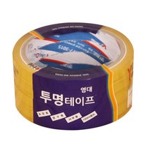 영대 투명 4절 테이프 12mmx25mbnk4731EA, 본상품선택