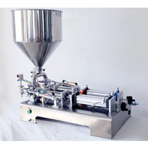 액체 붙여 넣기 충전 기계 공압 세미 Aut 필러 더블 헤드 실린더 샴푸 로션 피스톤, 01 110V_03 UK