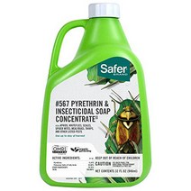 Safer Brand Insecticidal Soap Pyrethrin Concentrate 32-Ounce, 1
