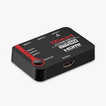 티이스마트 3포트 HDMI 선택기 HSW0301A10
