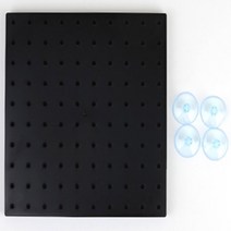 검정 흡착판 방음인테리어 타공철판 타공판 세트 타공판 타공보드 디자인소품