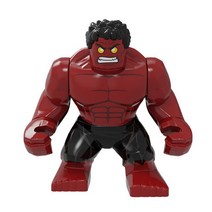 레고 호환 나노 테크닉 밀리터리 블럭 브릭 8.5CM Gladiatus 헐크 빅 사이즈 토르 라그나로크 3 모델 빌딩, 04 Red Hulk