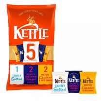 Kettle Chips 케틀칩 버라이어티 멀티개입 감자칩 크리스프 스낵 소포장 30g 5봉 3팩