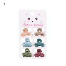 크리닉패드 남자 옆머리 누르기 다운펌 호일워크 다운핏 샴푸대 목받침 16pcs 나비 머리핀 블랙 아크릴 소재 헤어 크랩 발톱 머리핀 프로 살롱 수정 스타일링 여성 뷰티 헤어, 05-6개