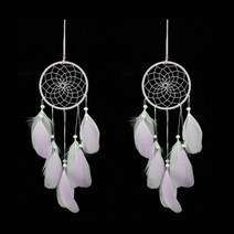 버디브로 시그니쳐 홈 인테리어 드림캐쳐 2개, 퍼플