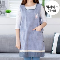 데코에버 달빛토끼 원피스 앞치마 빅사이즈, 그레이, 1개, 1개
